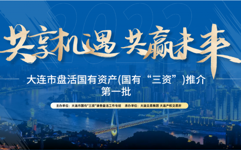 大連市盤活國有資產(chǎn)(國有“三資”)推介